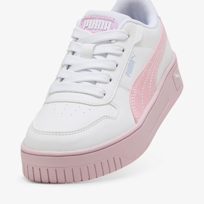 Puma Carina Street Blurry Dreams Çocuk Beyaz/pembe Spor Ayakkabı