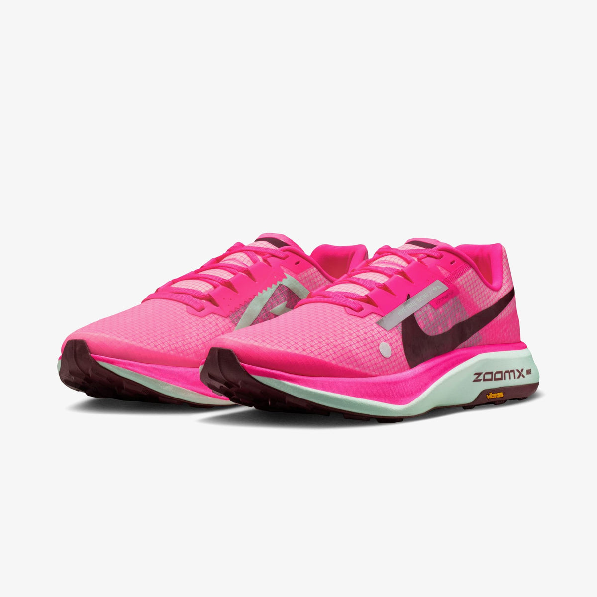 Nike Zoomx Ultrafly Trail Erkek Pembe Koşu Ayakkabısı
