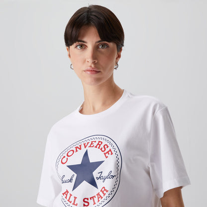 Converse Go-to All Star Patch Logo Unisex Beyaz T-shirt