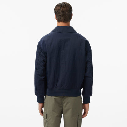 Calvin Klein Nylon Collared Reversible Erkek Mavi Ceket