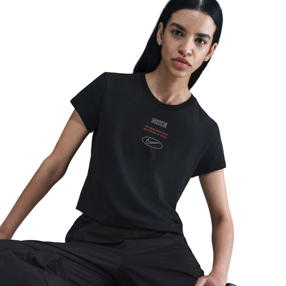 Nike Sportswear Classics Plus Kadın Siyah T-shirt