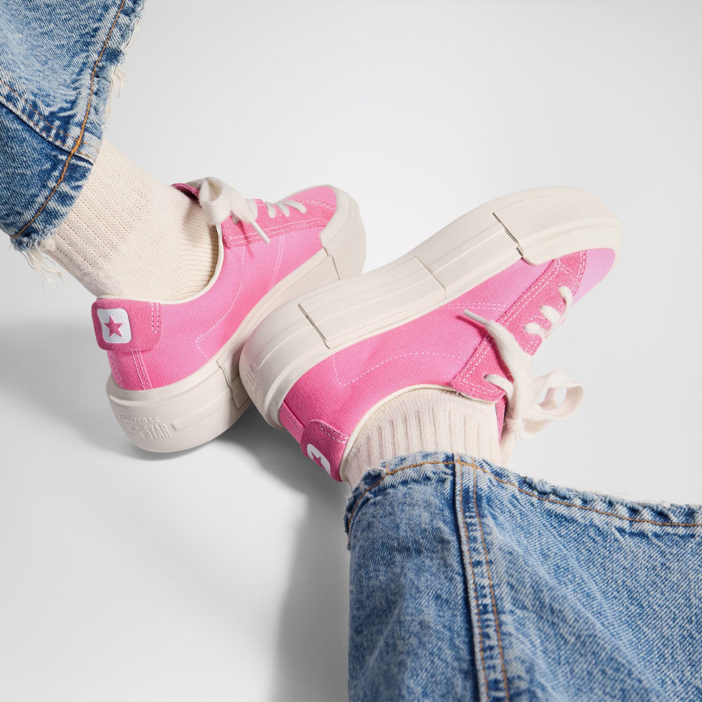 Converse Chuck Taylor All Star Cruise Unisex Pembe Platform Sneaker