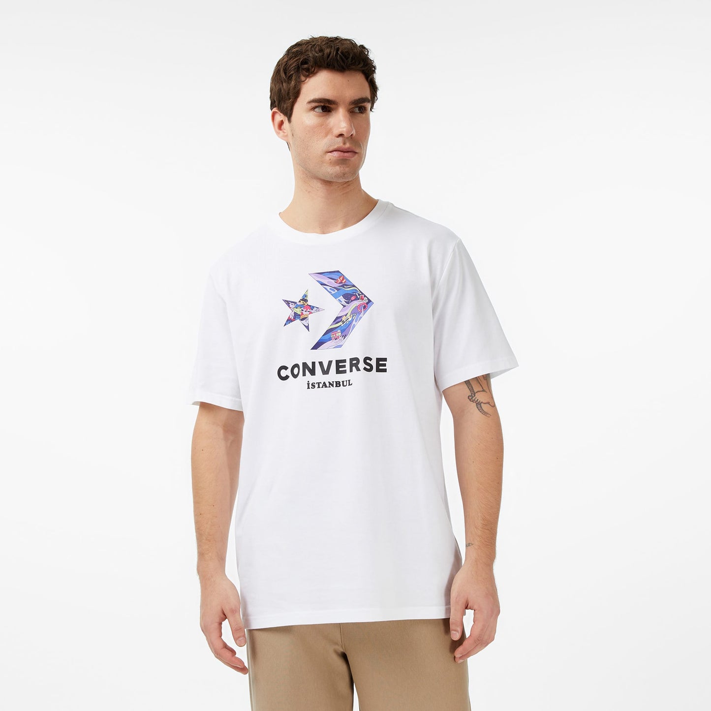 Converse Classic Unisex Beyaz T-shirt