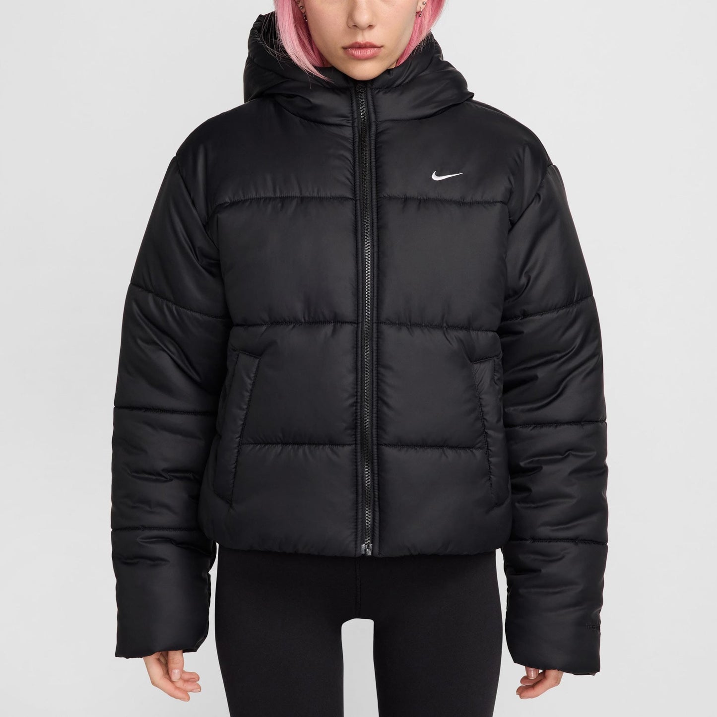 Nike Sportswear Classic Puffer Kadın Siyah Ceket