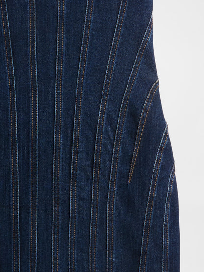 Lacivert Gapstudio Denim Midi Elbise