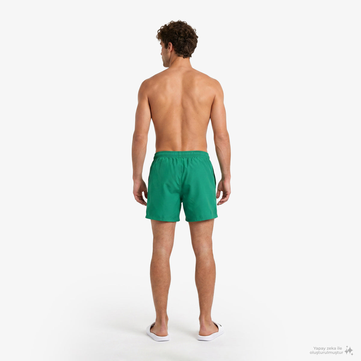 Nike Swim Breaker Solid Essential Erkek Yeşil Deniz Şortu