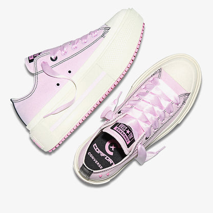 Converse Chuck Taylor All Star Lift Double Stack Unisex Pembe Sneaker