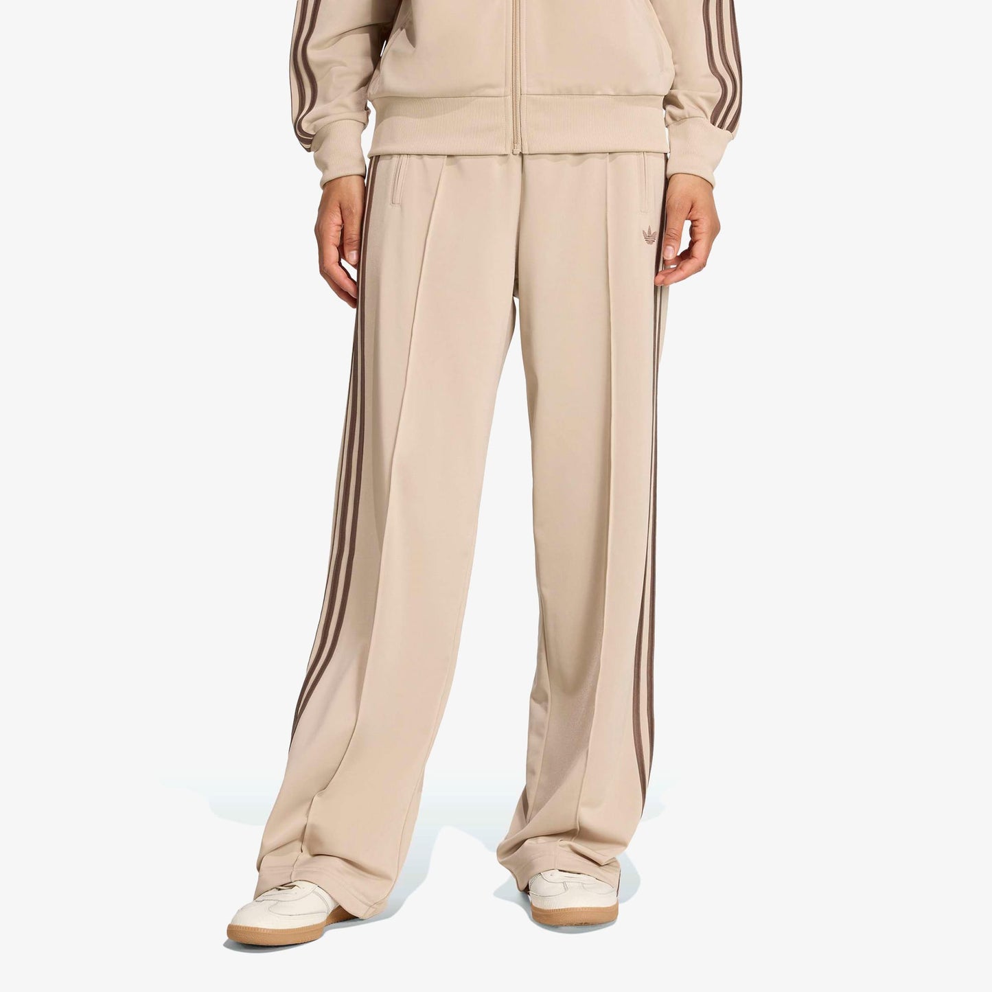 Adidas Firebird Loose Kadın Bej Eşofman Altı