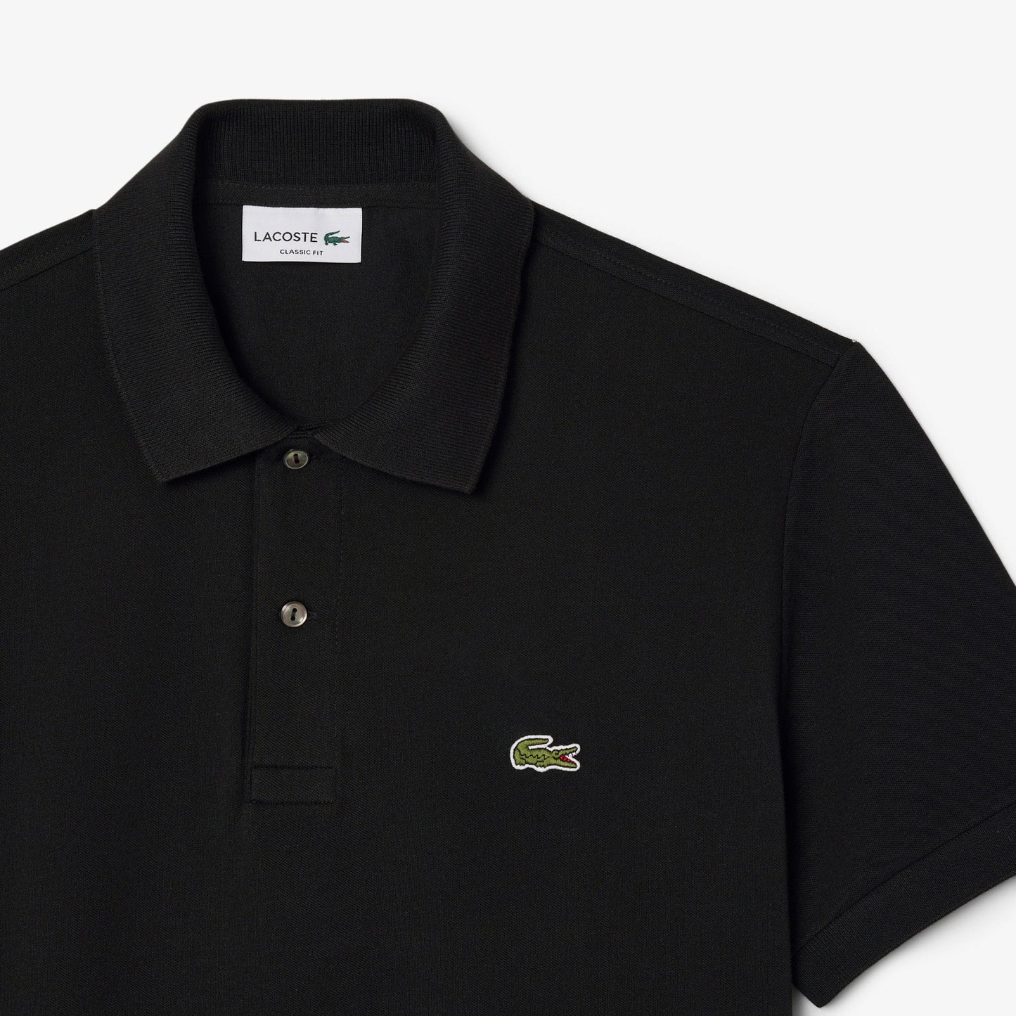 Lacoste L.12.12 Classic Erkek Siyah Polo