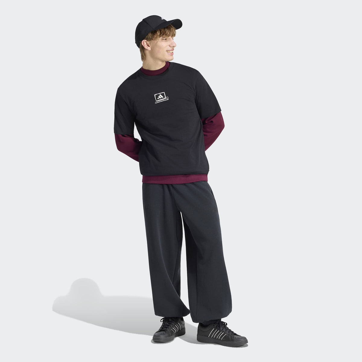 Adidas Erkek Siyah T-shirt