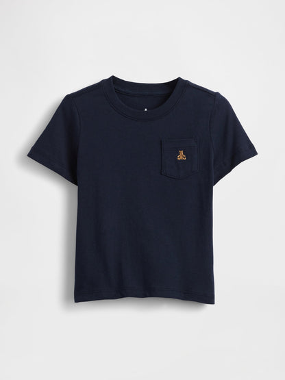 Koyu Mavi Mix & Match Pocket T-shirt