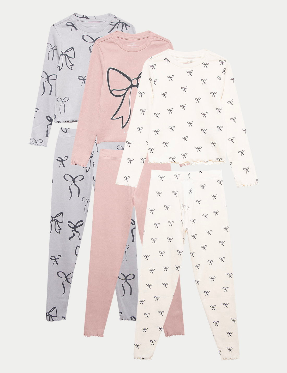 3'lü Pijama Takımı