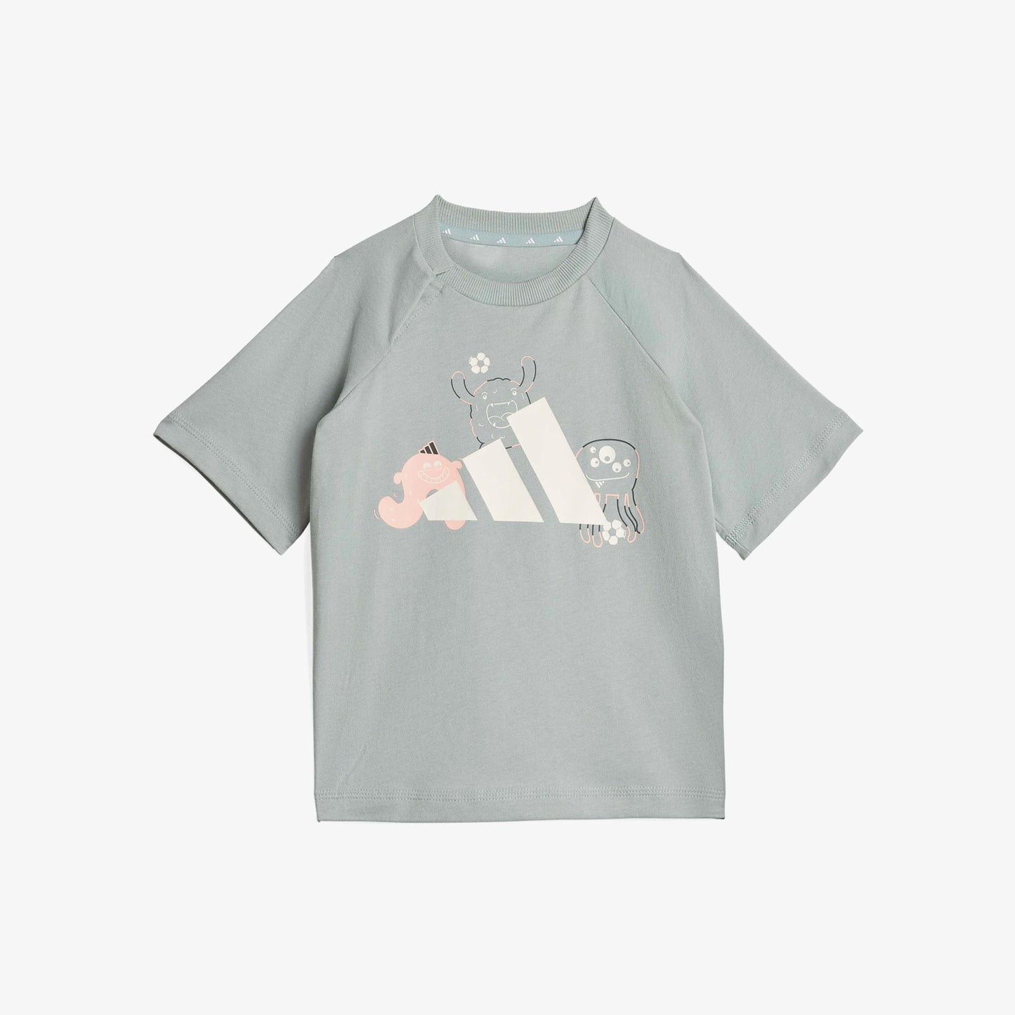 Adidas Tironoster Set Çocuk Yeşil Şort Takımı
