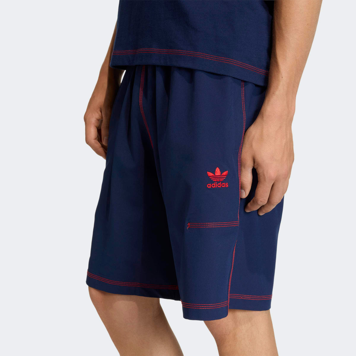 Adidas Trefoil Essentials Erkek Lacivert Şort