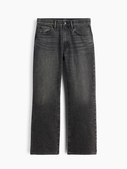 Siyah Loose Boot Jean Pantolon