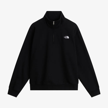 The North Face Essential Simple Dome Relaxed 1/4 Zip Erkek Siyah Polar