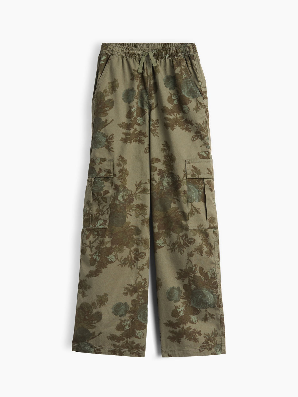 Haki Relaxed Pull-on Kargo Pantolon