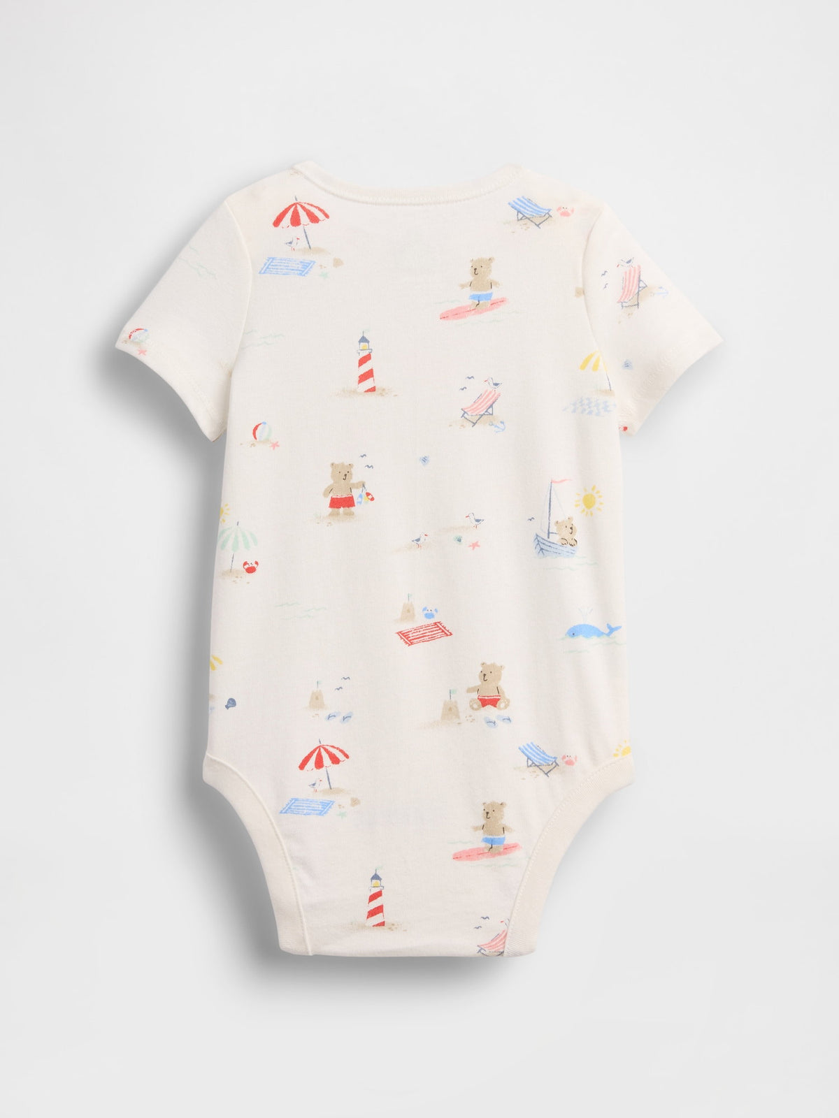 Kırık Beyaz First Favorites Organik Pamuk Bodysuit