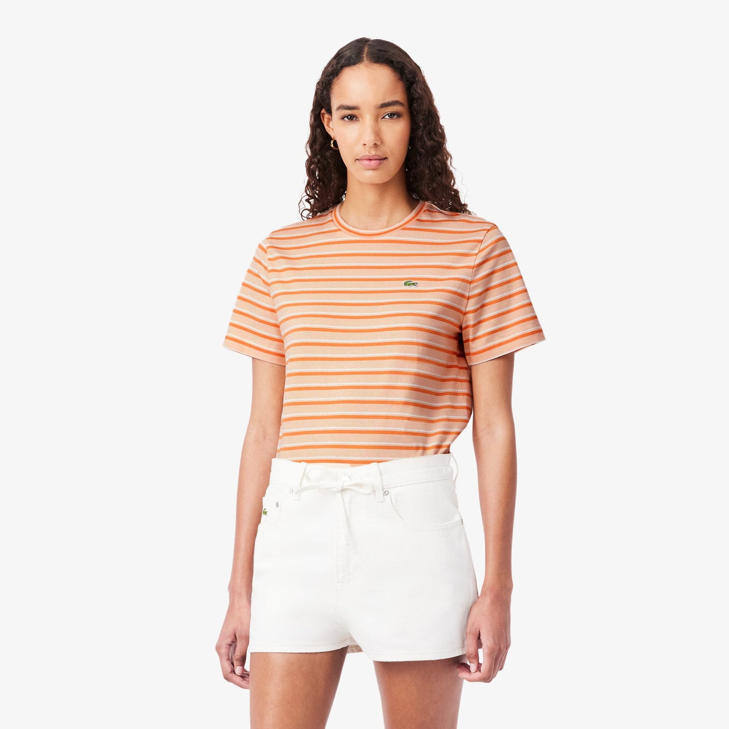Lacoste Regular Fit Kadın Turuncu T-shirt