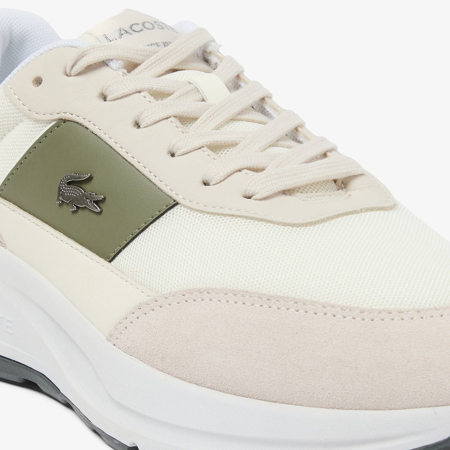 Lacoste Run Set Cgr Bar Erkek Krem Spor Ayakkabı
