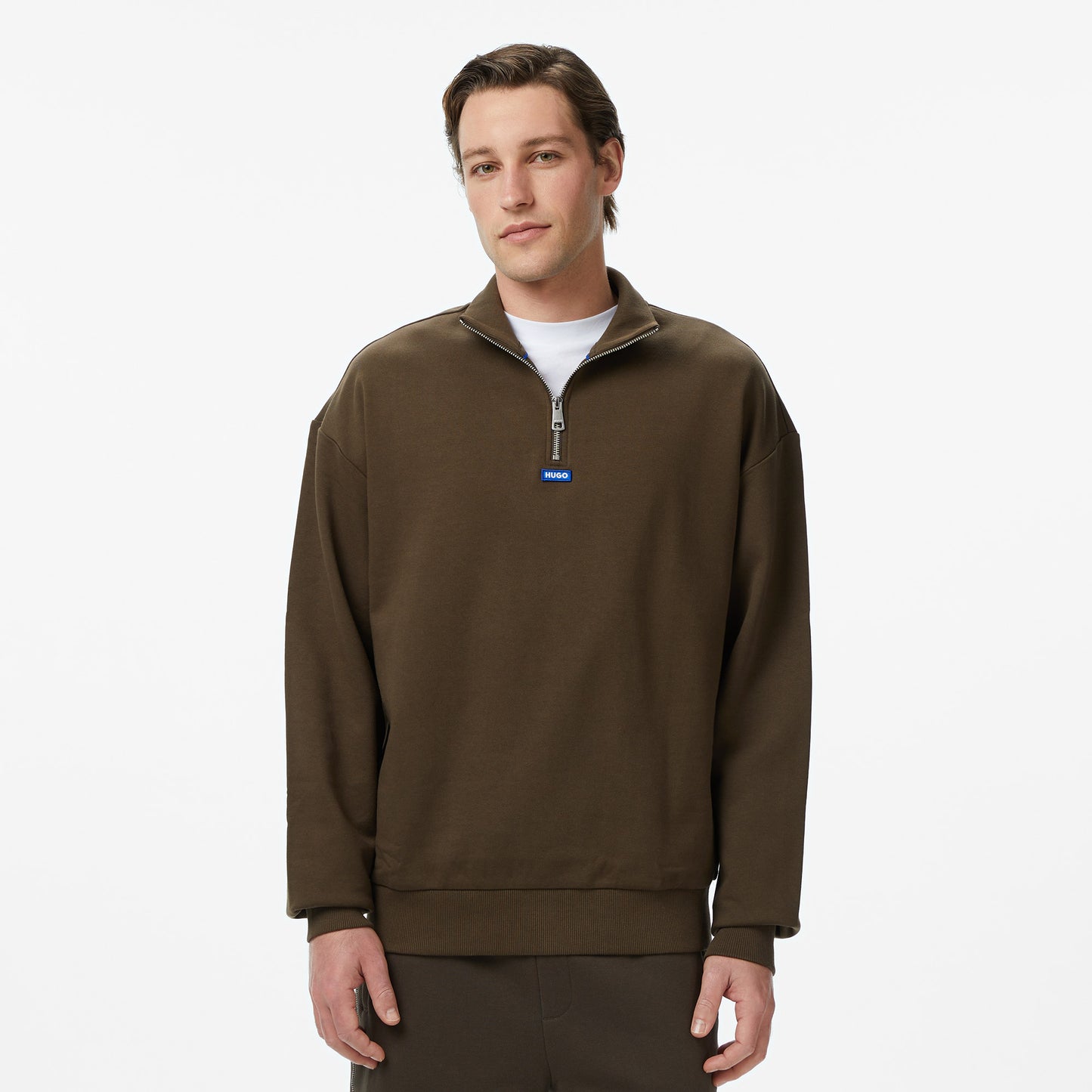 Hugo Neeler Erkek Kahverengi Sweatshirt