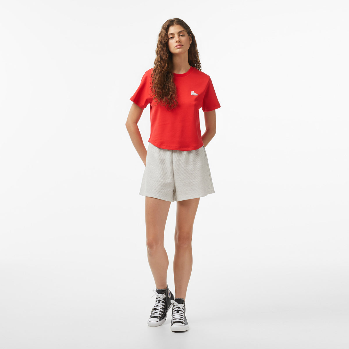 Converse Kadın Kırmızı T-shirt