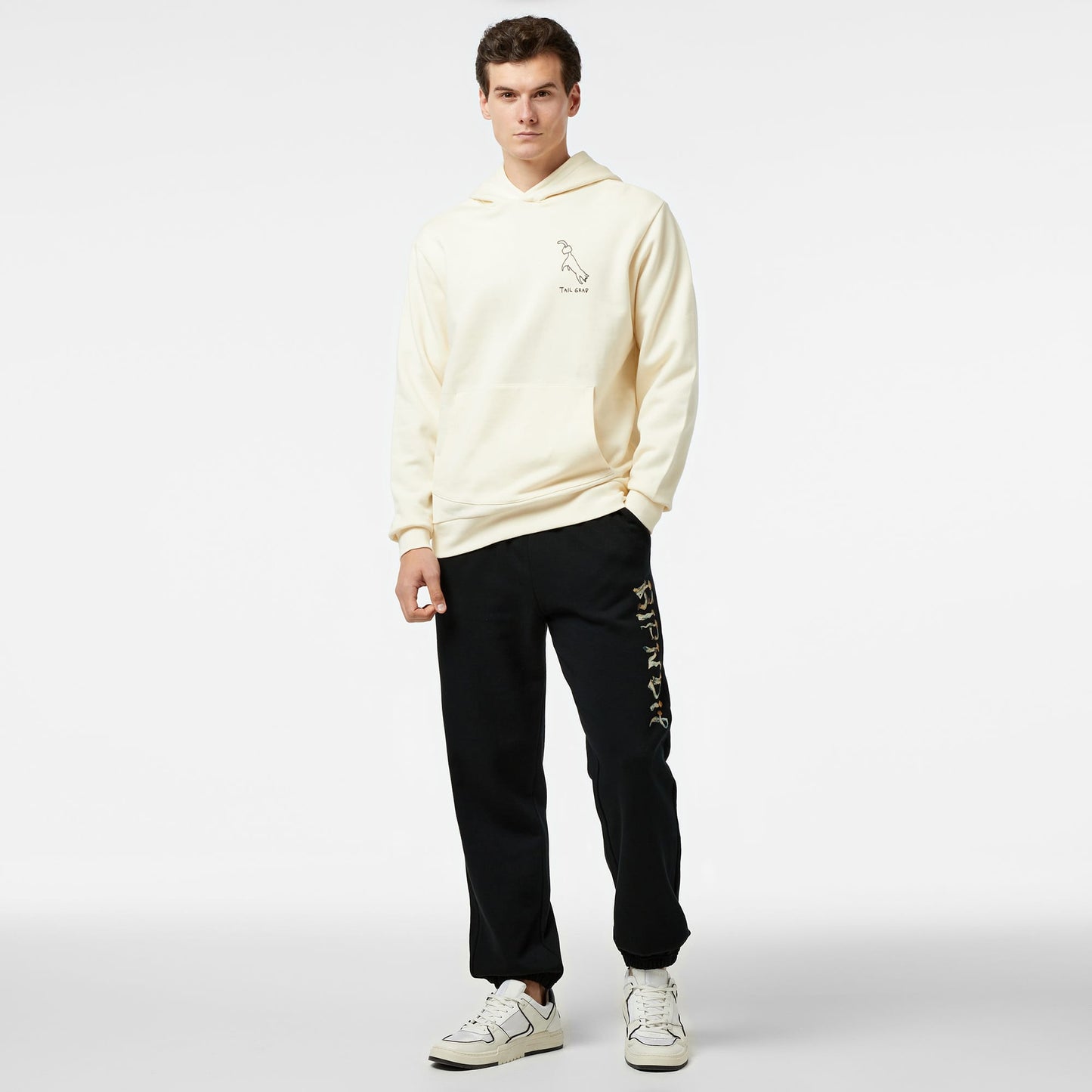 Ripndip Grabs Erkek Krem Hoodie
