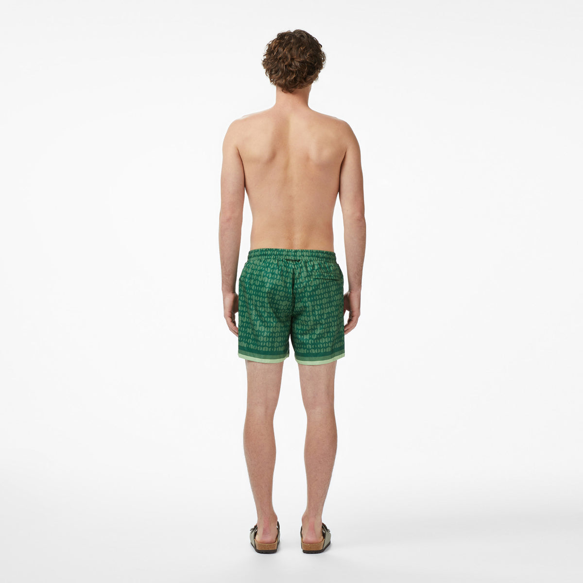 Lacoste Regular Fit Erkek Yeşil Deniz Şortu