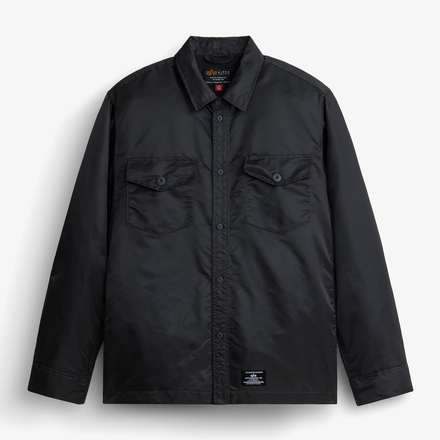 Alpha Industries Ls Flight Erkek Siyah Ceket