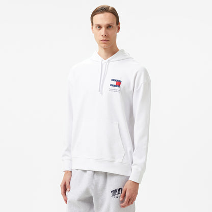 Tommy Jeans Rlx Novelty Graphic Erkek Beyaz Sweatshirt