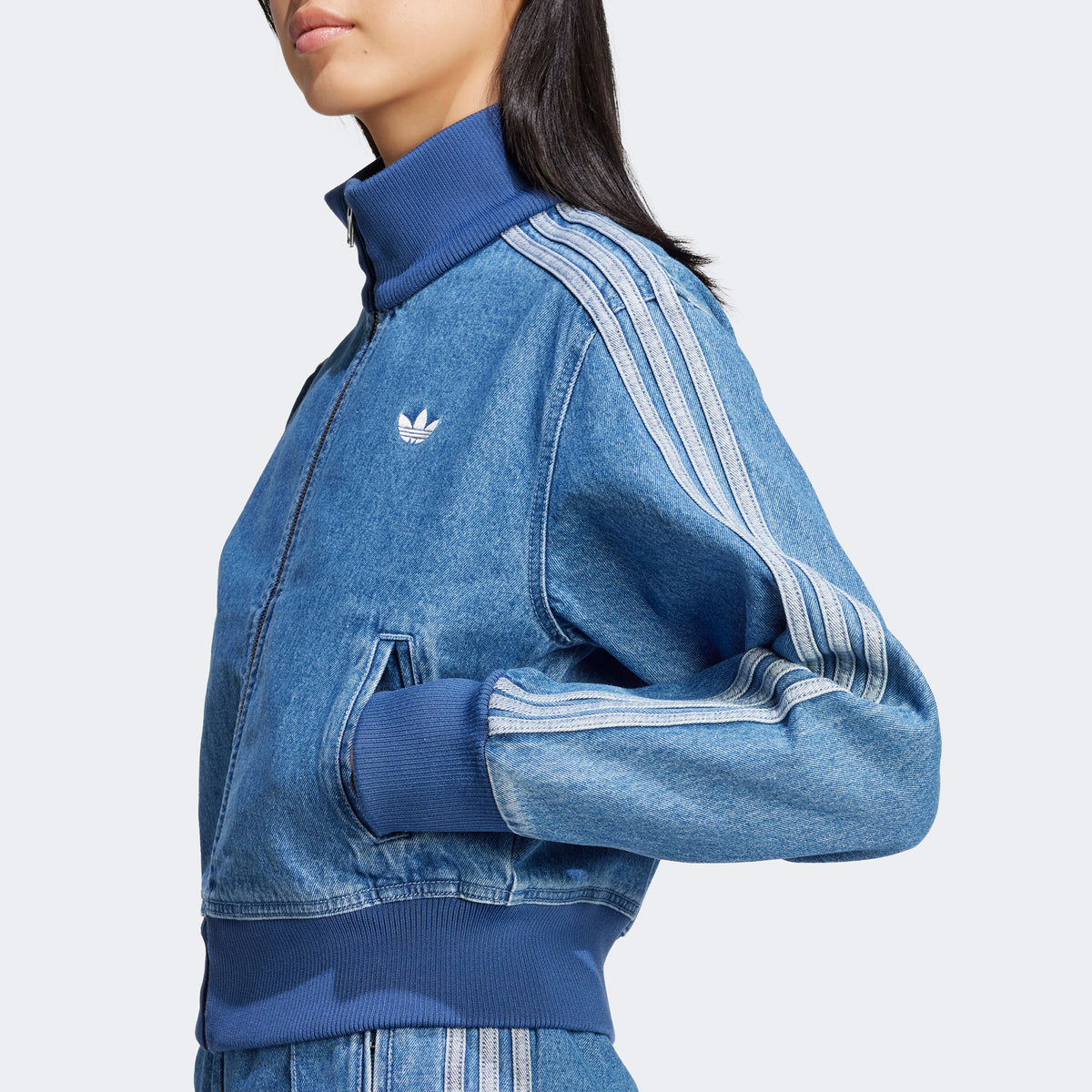 Adidas Denim Tt Kadın Mavi Ceket