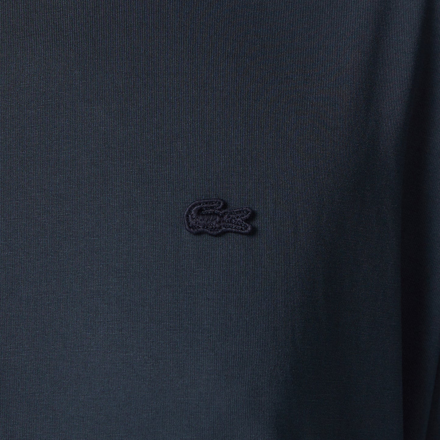 Lacoste Kadın Relaxed Fit Bisiklet Yaka Koyu Gri T-shirt