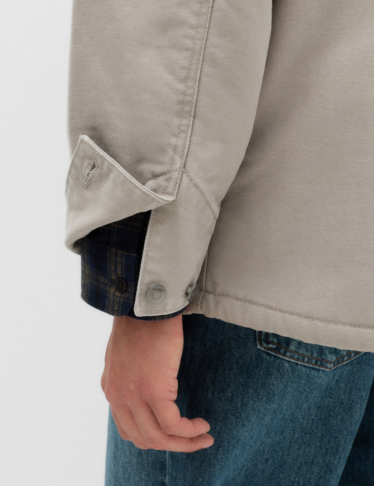 Peluş Astarlı Denim Barn Ceket