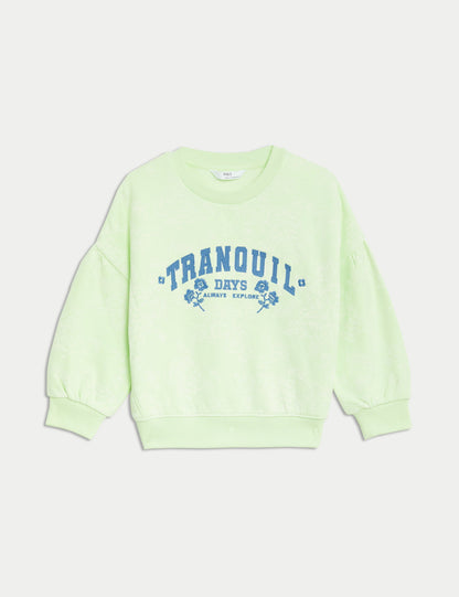 Batik Desenli Sweatshirt (2-8 Yaş)