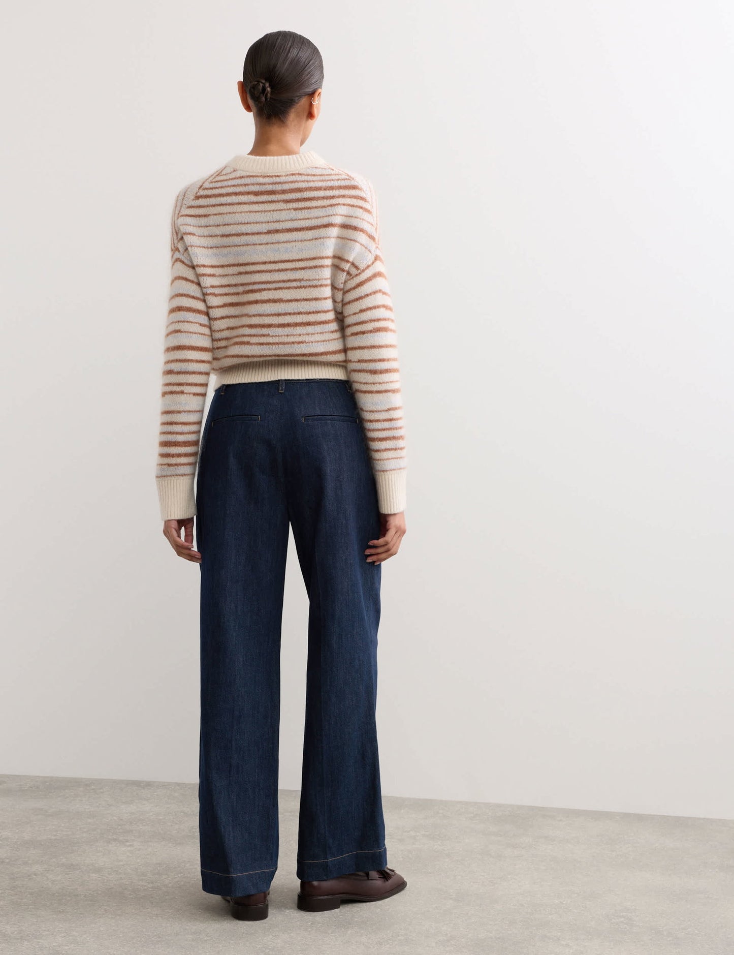 Saf Pamuklu Denim Pantolon