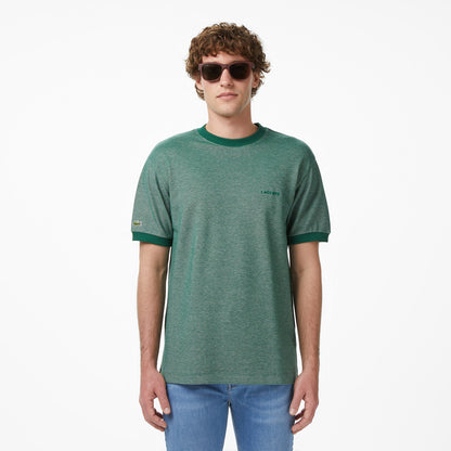 Lacoste Erkek Relaxed Fit Bisiklet Yaka Yeşil T-shirt