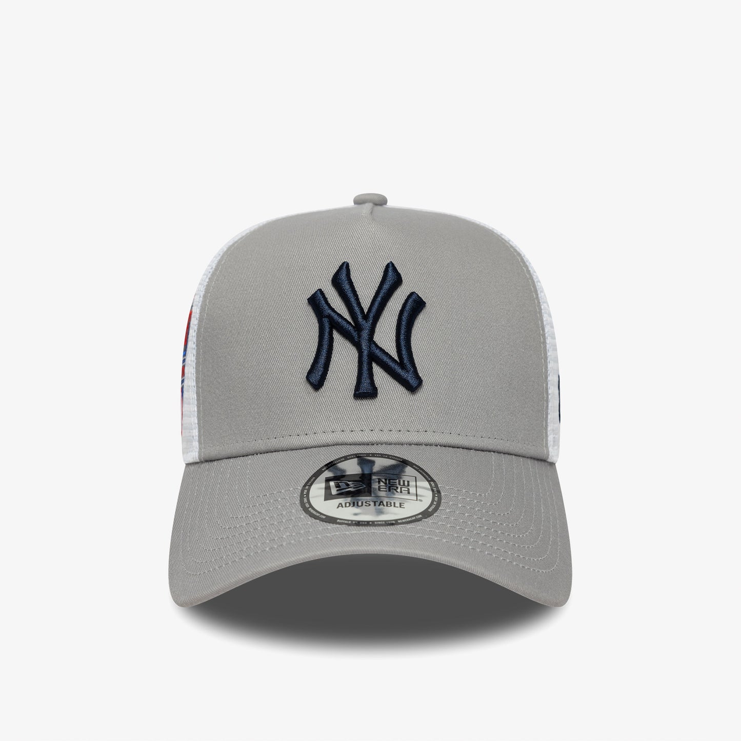 New Era Side Patch Trucker Unisex Gri Şapka