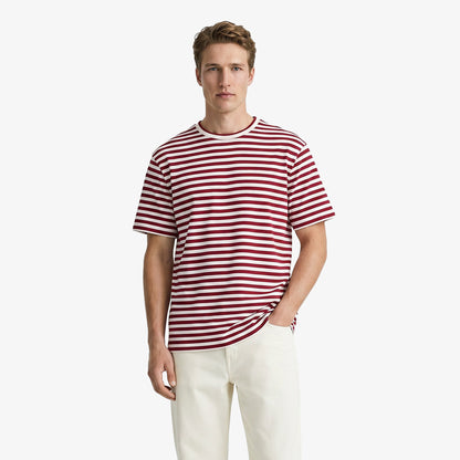 Lacoste Relaxed Fit Erkek Bordo T-shirt