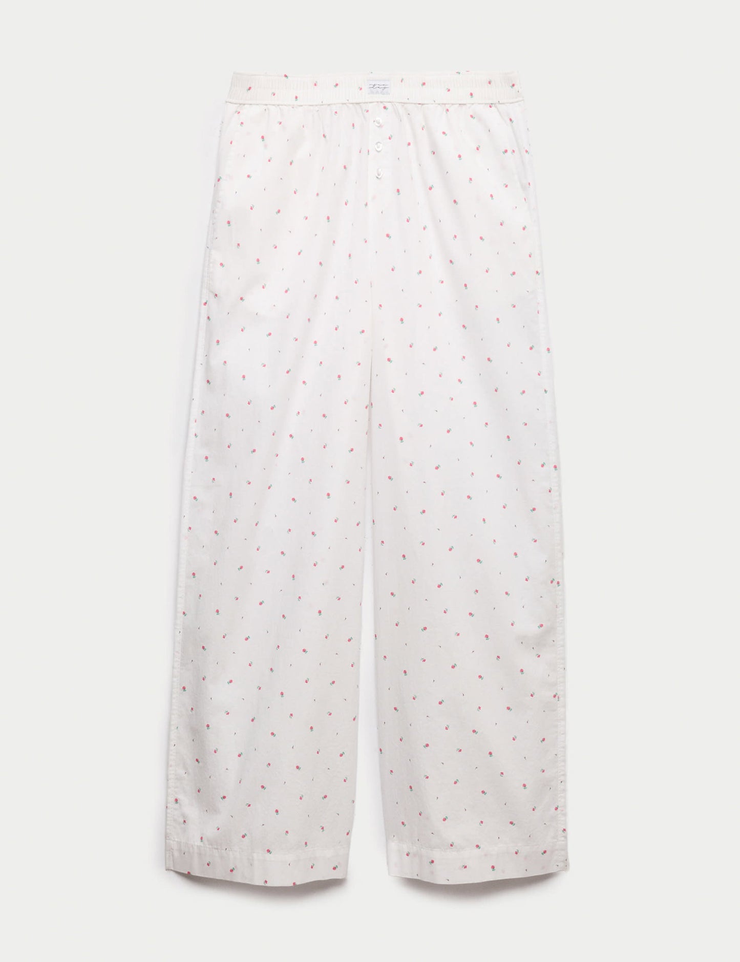 Çiçek Desenli Pijama Altı