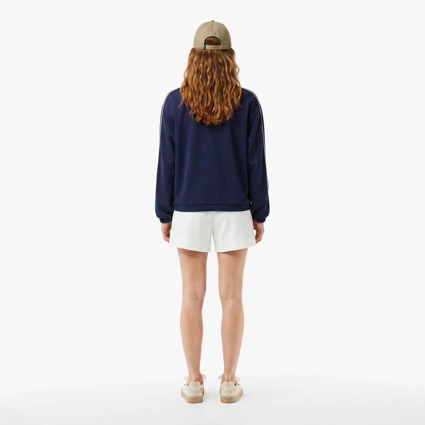 Lacoste Relaxed Fit Kadın Krem Şort