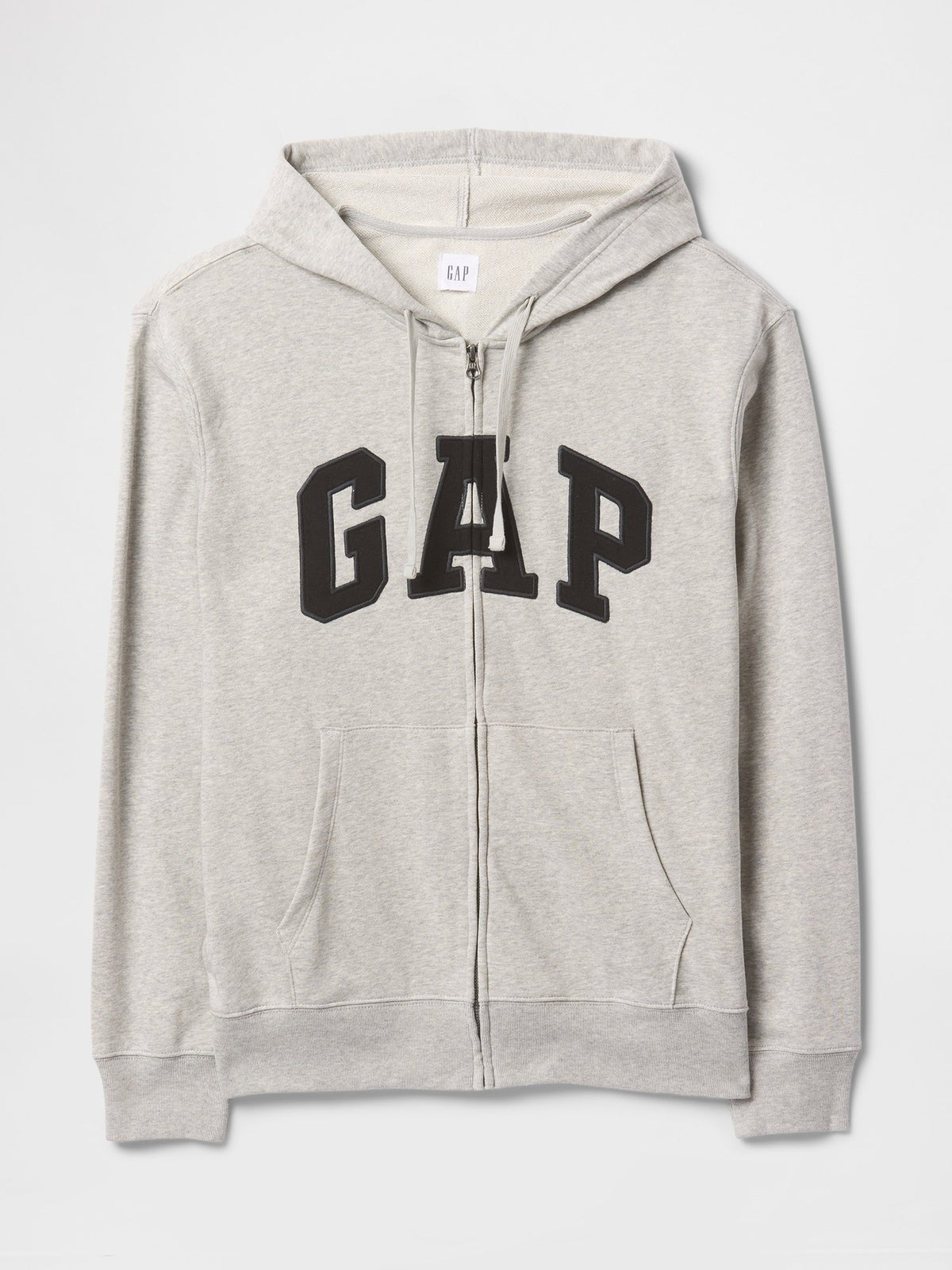 Lacivert Gap Logo Fermuarlı Fransız Havlu Kumaş Sweatshirt