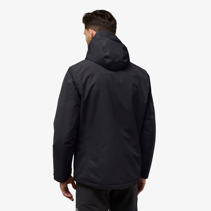 Jack Wolfskin Jasper Insulated Erkek Siyah Mont