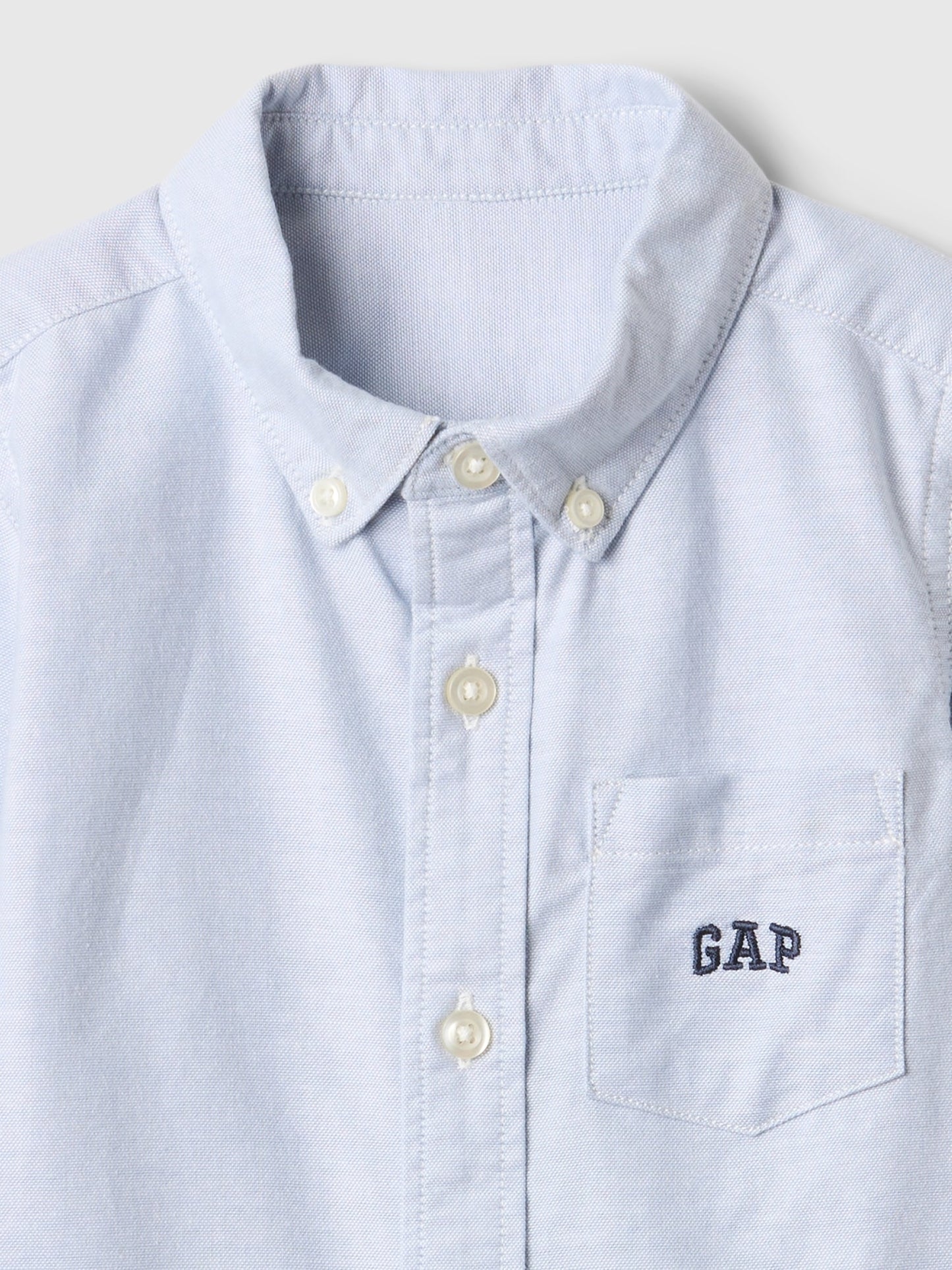 Açık Mavi Gap Logo Oxford Gömlek