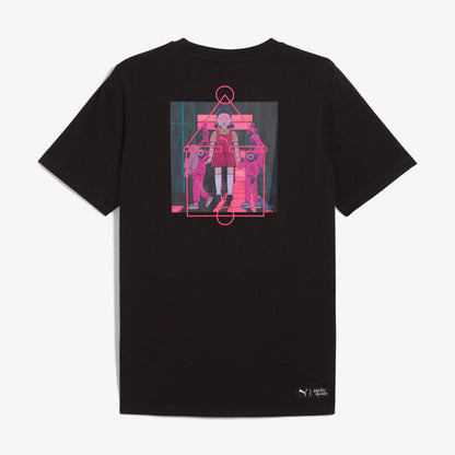 Puma X Squid Game Erkek Siyah T-shirt