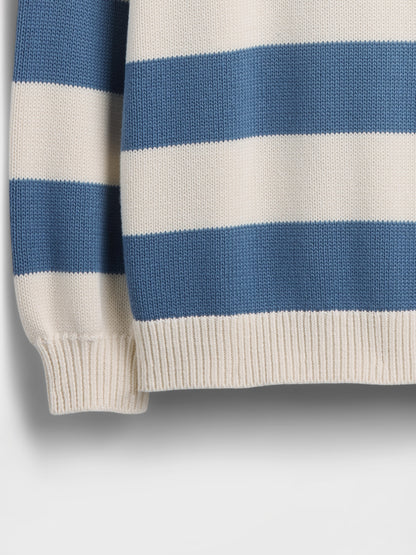 Mavi Oversize Tunik Kazak