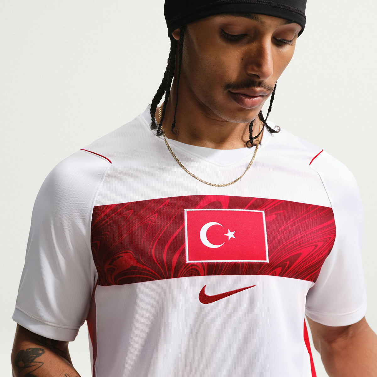 Nike Türkiye 2026 Erkek Beyaz Deplasman Stadyum Forması