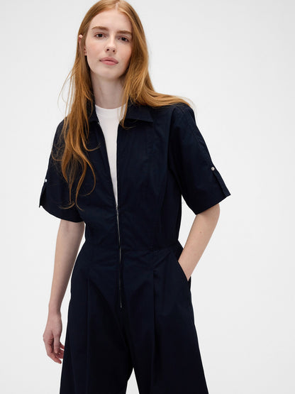 Lacivert Gap × Victoria Beckham Loose Utility Tulum