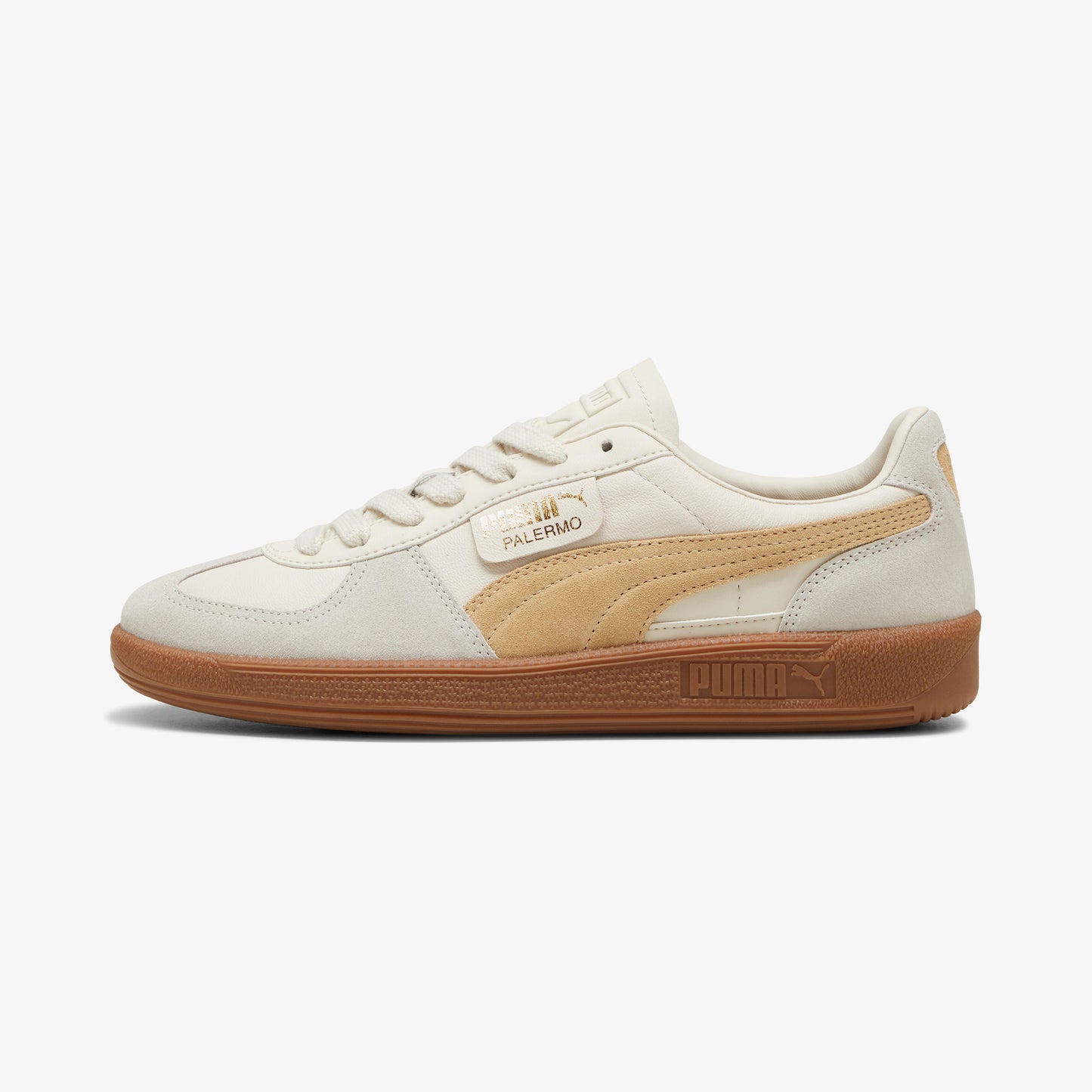 Puma Palermo Leather Unisex Krem Spor Ayakkabı
