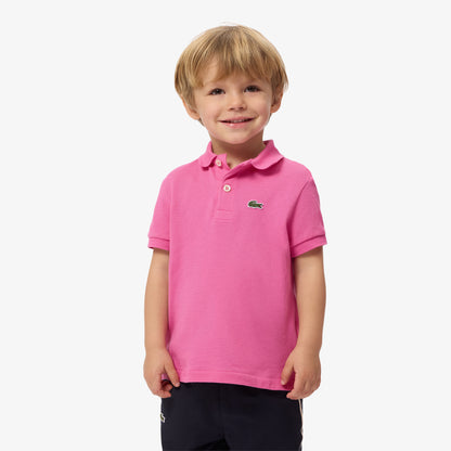 Lacoste Çocuk Regular Fit Polo Yaka Pembe Polo