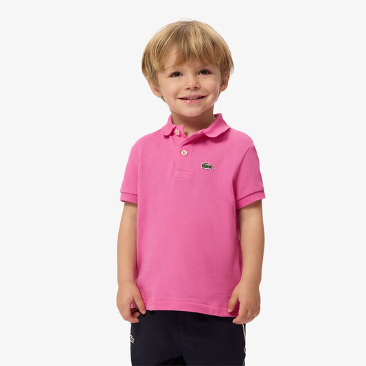 Lacoste Çocuk Regular Fit Polo Yaka Pembe Polo
